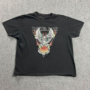 Black Sparrow Shirt‎ Adults Extra Large Black Midnight USA Tour Distressed Mens